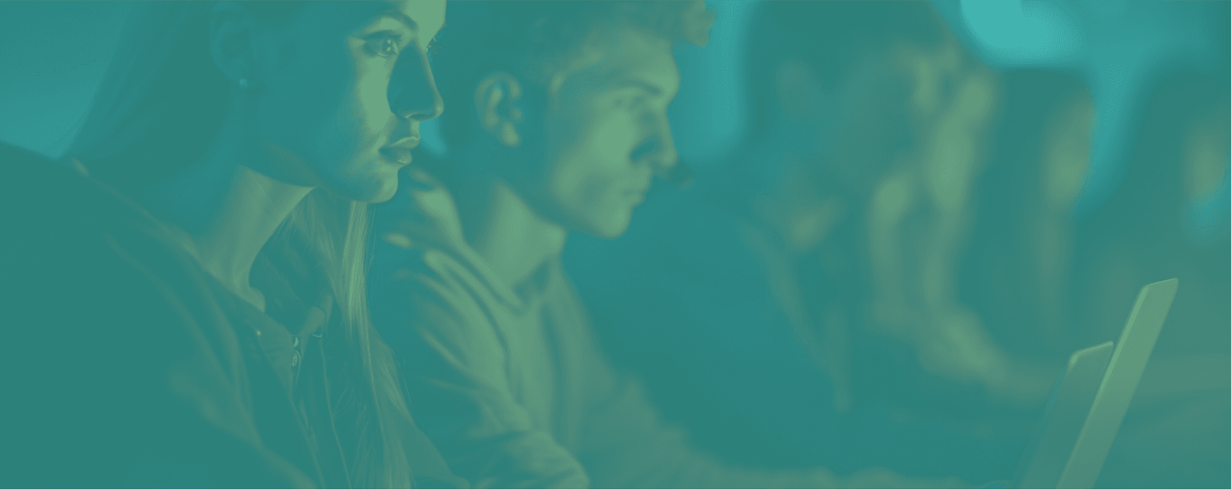 Students learning technology and building the future